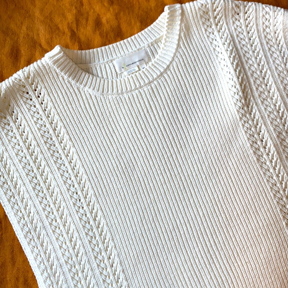 🎉2XHP🎉 NWT Anthropologie Fringed Sweater
